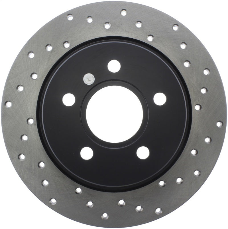 StopTech 13 Ford Focus ST Drilled Left Rear Rotor - 128.61099L