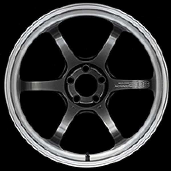 Advan R6 20x9.5 +22mm 5-120 Machining & Racing Hyper Black Wheel - YA60J22WHB by Advan