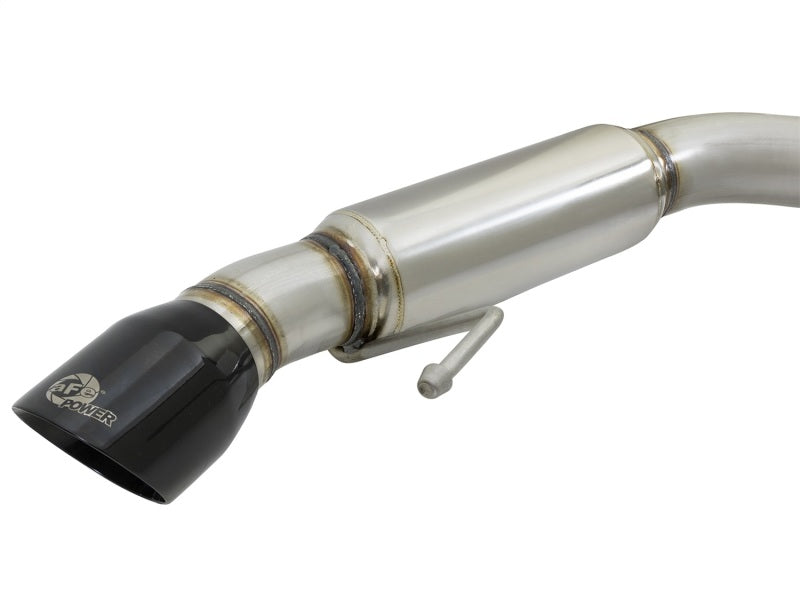 aFe MACHForce XP 3in 304 SS Sport Tone Cat-Back w/ Black Tips 15-17 Ford Mustang V6-3.7L/V8-5.0L - 49-33088-B