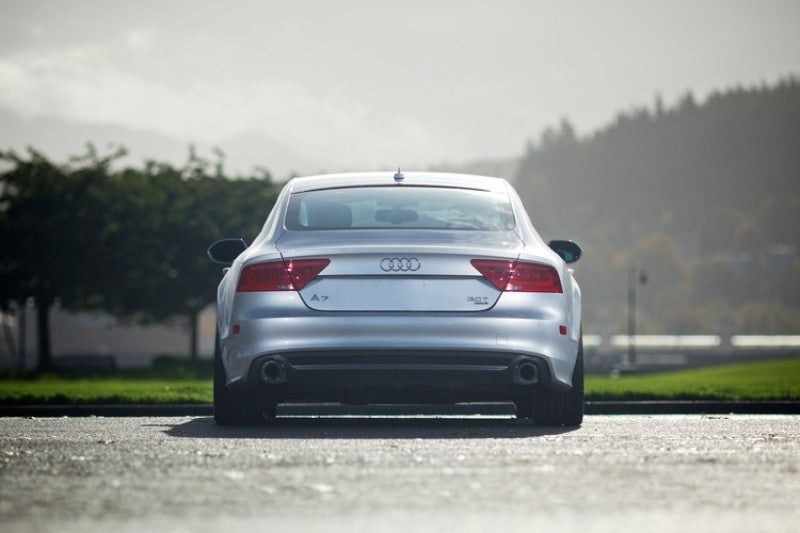 AWE Tuning Audi C7 A7 3.0T Touring Edition Exhaust - Dual Outlet Chrome Silver Tips - 3015-32070