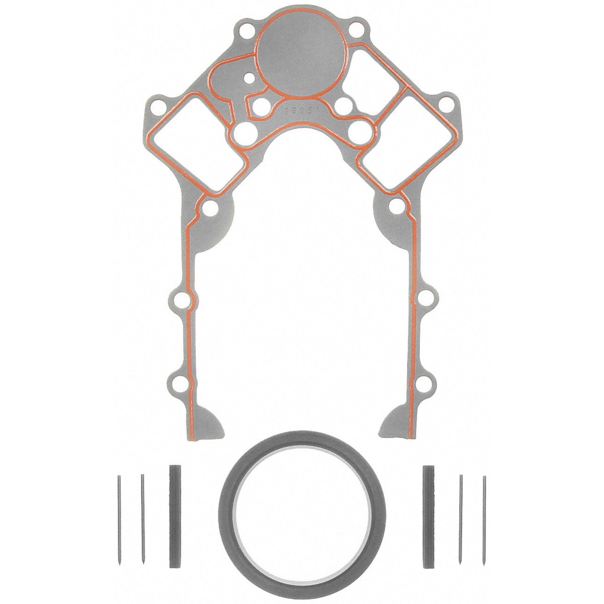 Fel-Pro Buick LeSabre BS 40649 Engine Crankshaft Seal Kit - BS40649 for 1991-2003 Buick LeSabre - front view