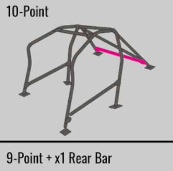 Cusco Roll Cage Safety21 10pt 2 Pass Nissan S13 (S/O / No Cancel) - 220 270 W10 by Cusco