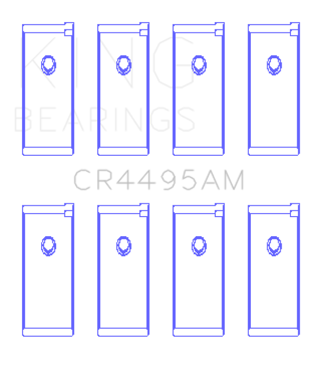 King Engine Bearings Mazda E3/E5/(Size +0.75mm) Connecting Rod Bearing Set - CR4495AM0.75