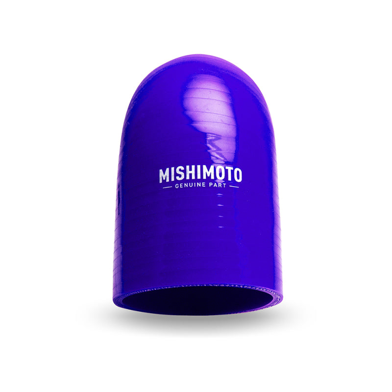 Mishimoto 3.5in. 90 Degree Coupler - Blue - MMCP-3590BL by Mishimoto - detail view