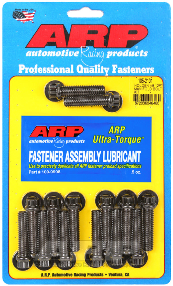 ARP Holden V8 12pt Manifold Bolt Kit - 105-2101 by ARP