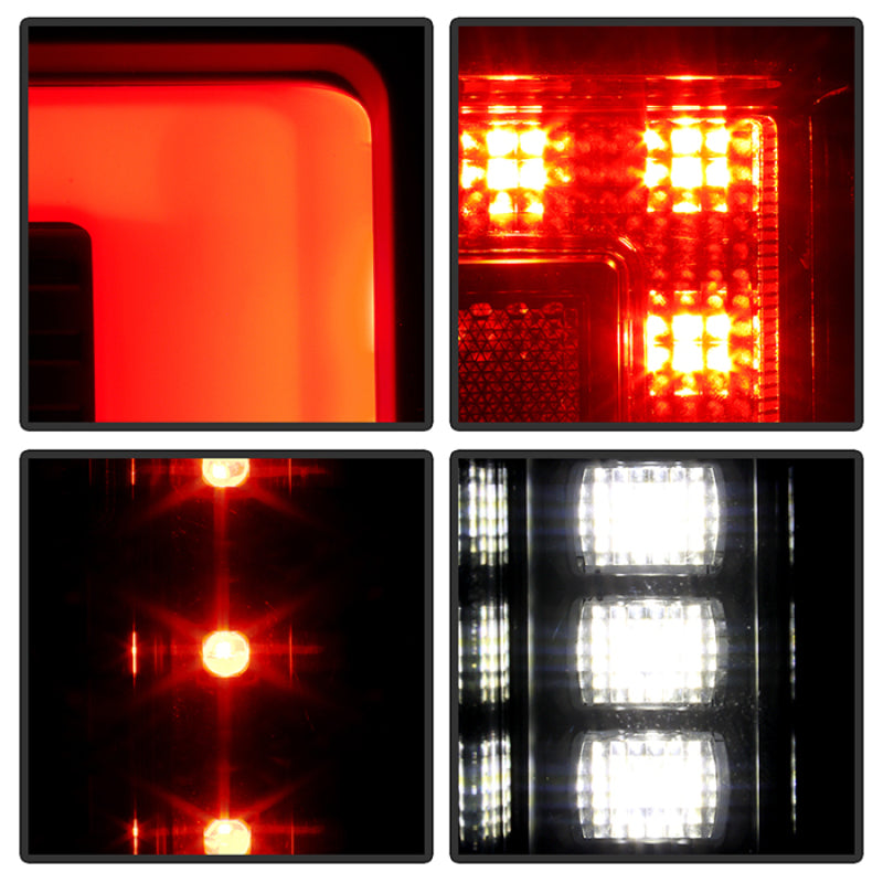 Spyder 20-21 Ford F250 Superduty LED Tail Lights - Black (ALT-YD-FS20HAL-LED-BK) - 5088659