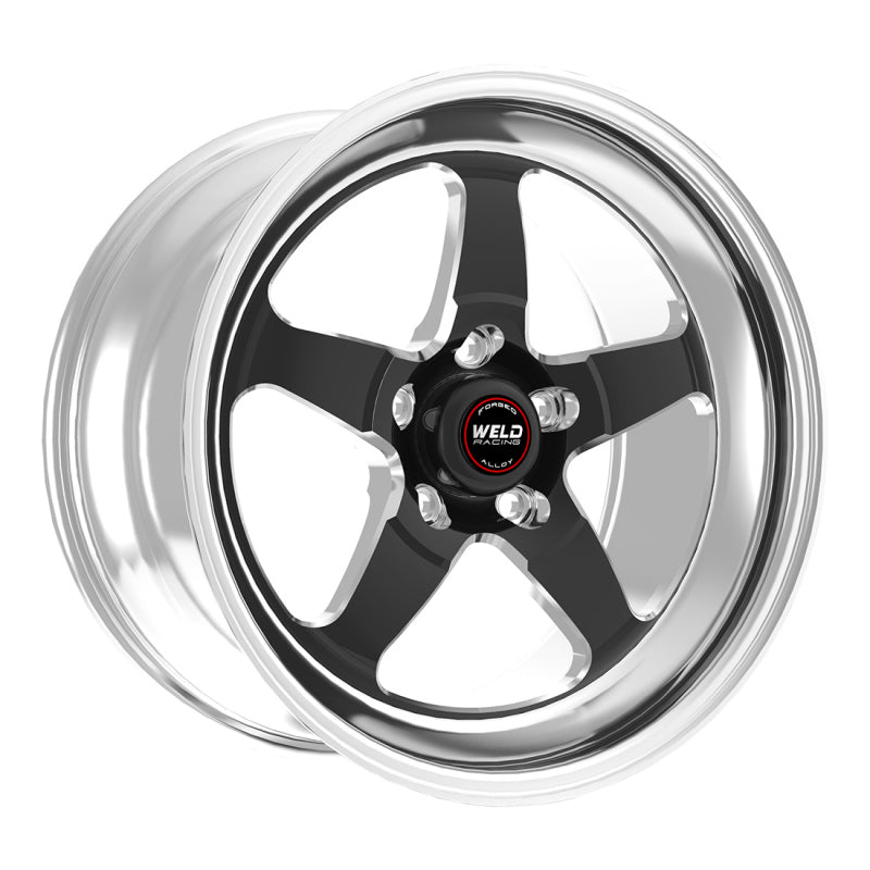 Weld S71 18x5 / 5x4.5 BP / 2.1in. BS Black Wheel (High Pad) - Non-Beadlock - 71HB8050A21A