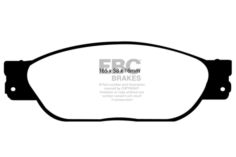 EBC Brakes Greenstuff 2000 Series Sport Pads - DP21220/2