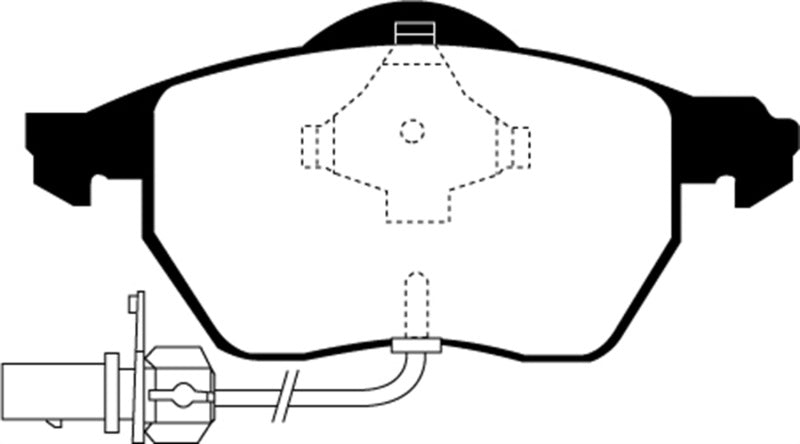 EBC 03-04 Audi A4 1.8 Turbo Ultimax2 Front Brake Pads - UD840