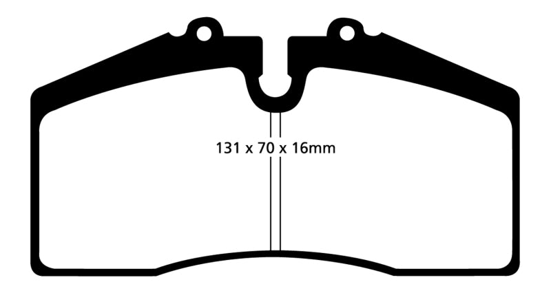 EBC 05+ Ford Saleen Mustang Brembo front calipers Bluestuff Front Brake Pads - DP51014NDX