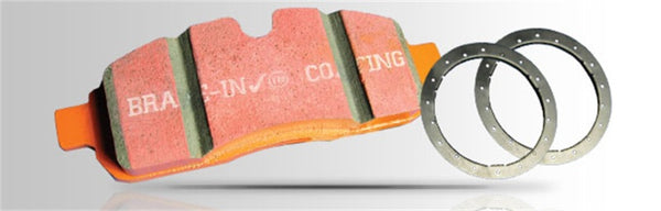 EBC 10 Toyota Sienna 2.7 Extra Duty Front Brake Pads - ED91674 for 2005-2018 Toyota Tacoma - close-up