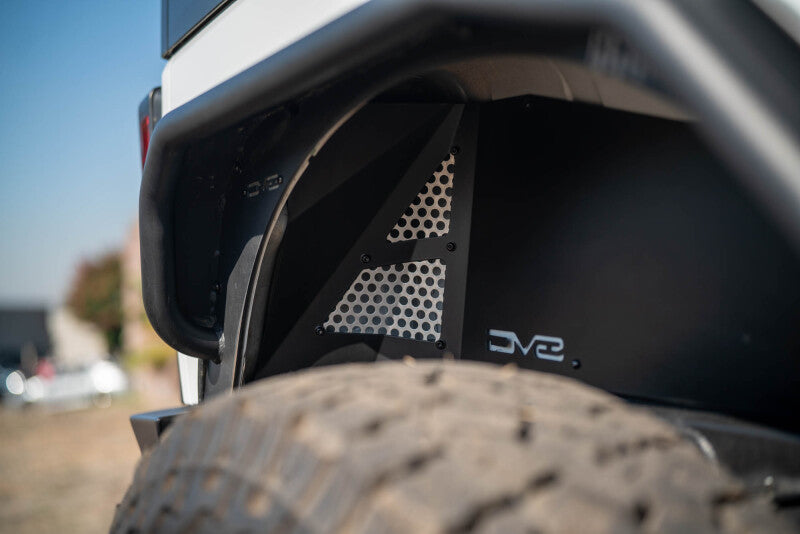 DV8 Offroad 07-18 Jeep Wrangler JK Rear Inner Fender - Satin Black - INFEND-10RB