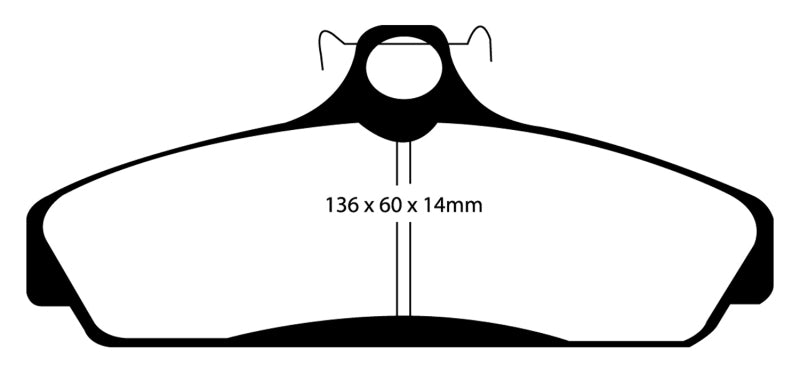 EBC 83-87 Chevrolet Corvette (C4) 5.7 Bluestuff Front Brake Pads - DP51152NDX