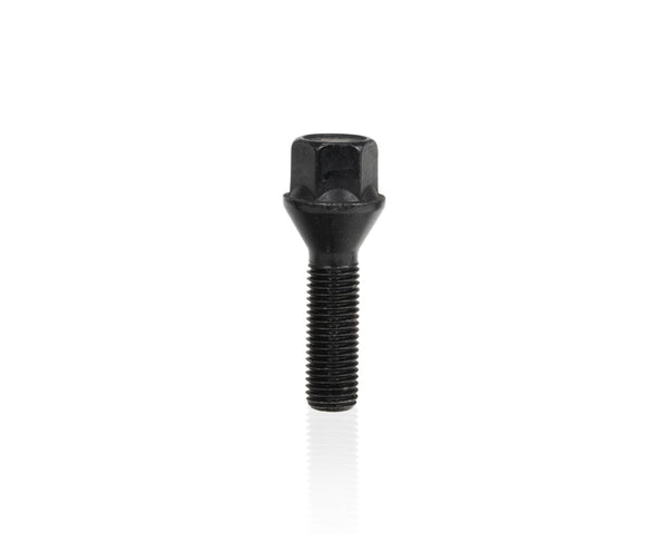 Eibach Wheel Bolt M14 X 1.25 X 50mm X 17mm Hex Taper-Seat Black Finish - S1-1-14-25-50-17-B by Eibach