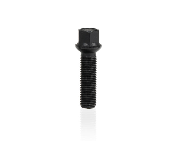 Eibach Wheel Bolt M14 X 1.5 X 47mm X 17mm Hex Round-Seat Black Finish - S1-6-14-50-47-17-B by Eibach