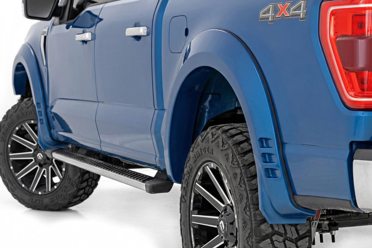 Rough Country - Fender Flares - SF1 - Ford F-150 2WD/4WD (2021-2026) - E9 Argon Blue