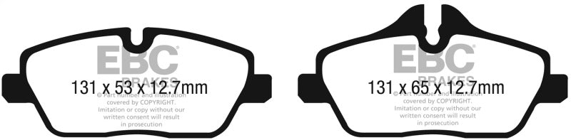 EBC 14+ BMW I3 Electric Ultimax Front Brake Pads - UD13081