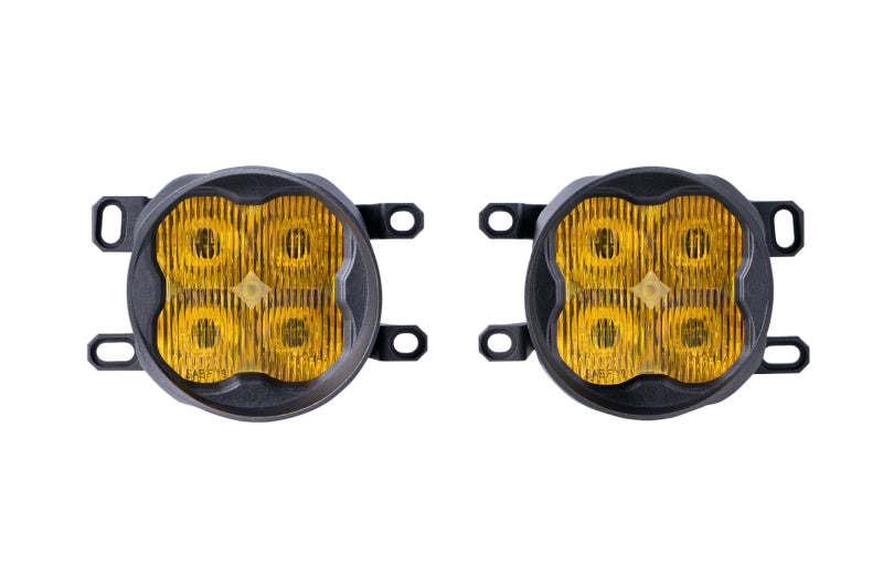 Diode Dynamics SS3 Sport Type CGX Kit ABL - Yellow SAE Fog - DD7198 for 2010-2020 Toyota Sienna - front view