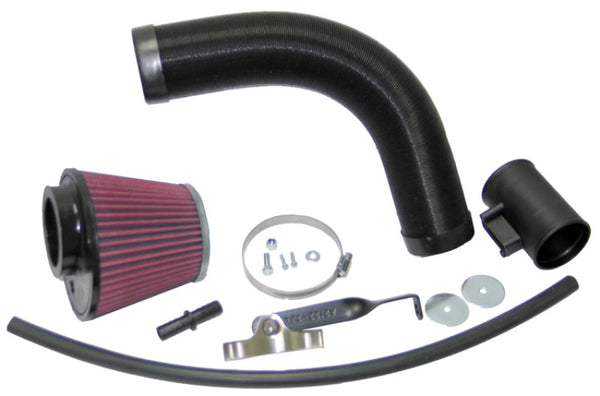 K&N Ford Fiesta MK6 1.2L/1.4L/1.6L Performance Intake Kit - 57-0686 for 2011-2012 Ford Fiesta - front view