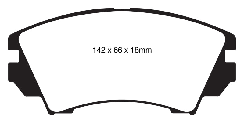EBC 10+ Buick Allure (Canada) 3.0 Redstuff Front Brake Pads - DP32014C