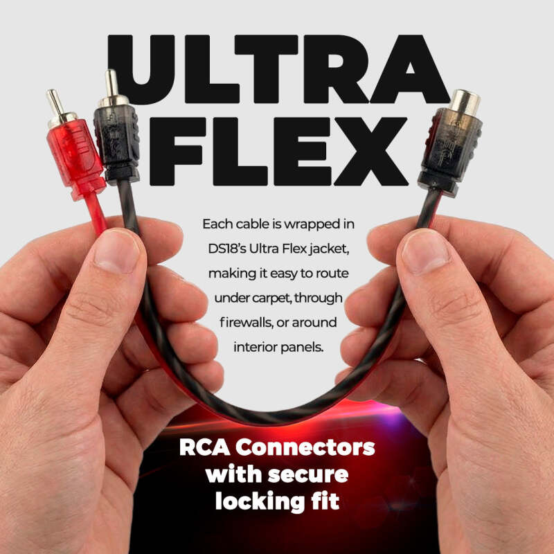 DS18 Level 1 RCA Y Connector 1 Female to 2 Male 10 x Pack - RCA-1F2M.10PK - close-up view