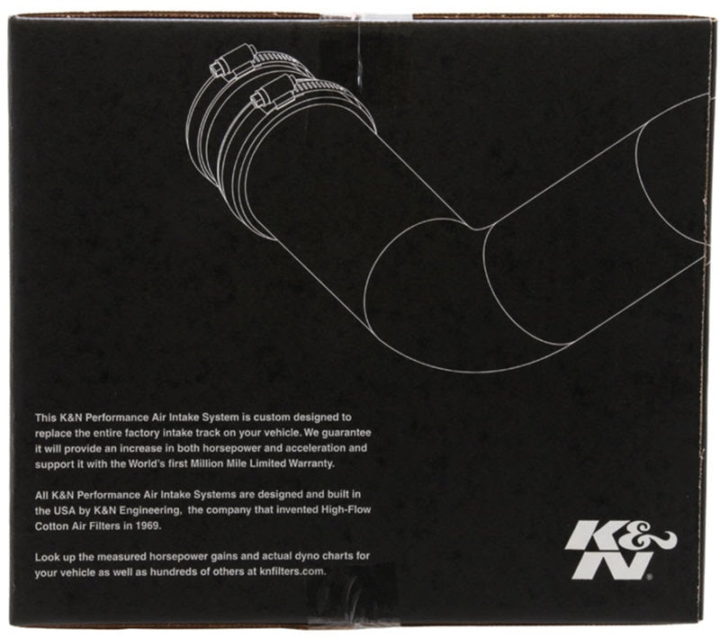K&N 19-20 Hyundai Veloster L4-2.0L F/I Turbo Typhoon Performance Air Intake System - 69-5324TS