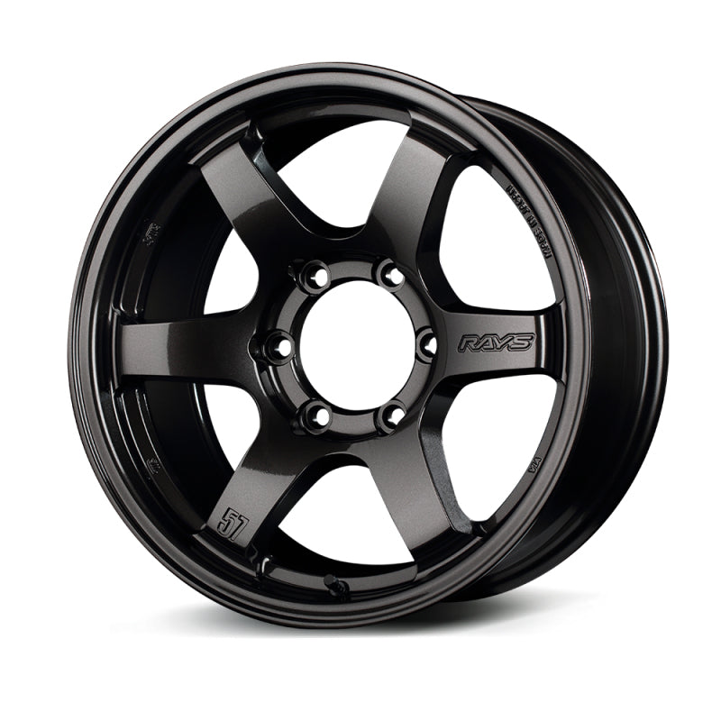 Gram Lights 57DR-X 16X8.5 -10 6-139.7 Super Dark Gunmetal - WGIXK-10KH8