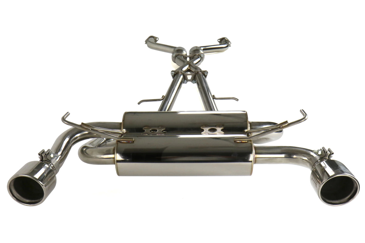 Invidia 09+ 370Z Gemini Rolled Stainless Steel Tip Cat-back Exhaust - HS09N7ZGIS