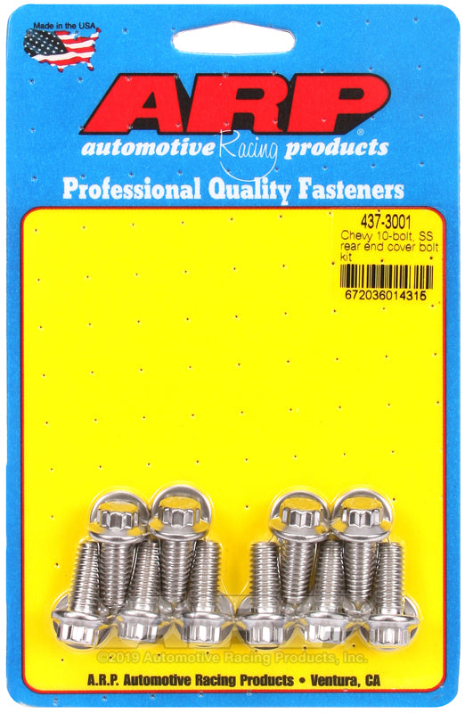 ARP Chevy 10-Bolt SS Rear End Cover Bolt Kit - 437-3001 by ARP