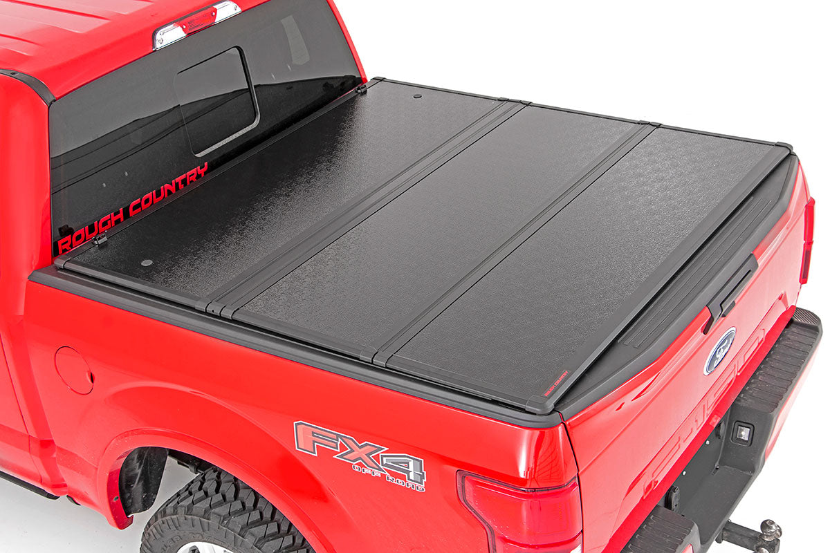 Hard Folding Bed Cover | 5&#39;7&quot; Bed | Ford F-150/F-150 Lightning/Raptor (15-23)