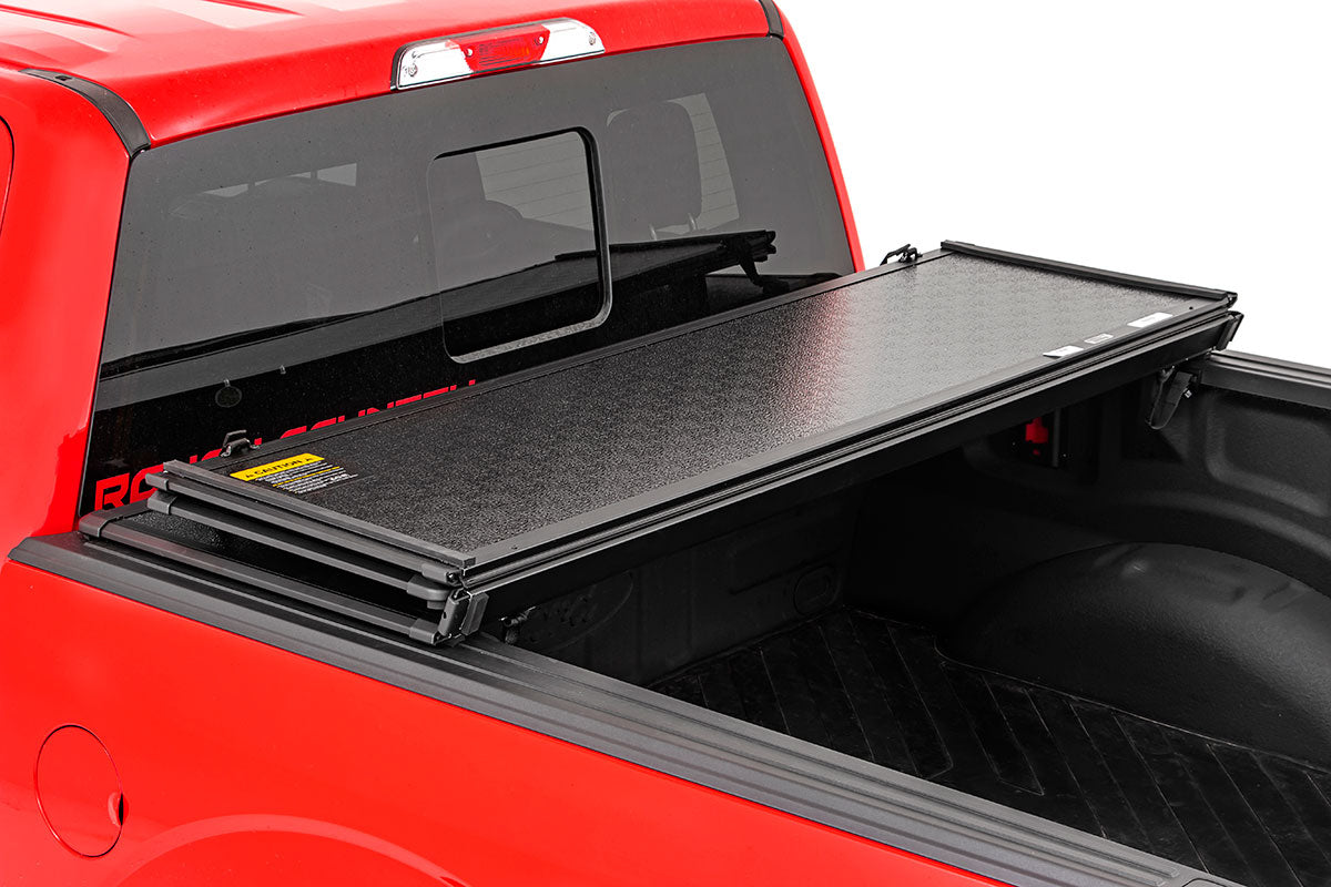 Hard Folding Bed Cover | 5&#39;7&quot; Bed | Ford F-150/F-150 Lightning/Raptor (15-23)