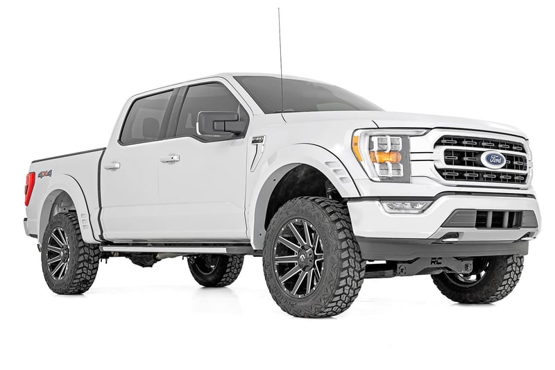 Rough Country - Fender Flares - SF1 - UM Agate Black - Ford F-150 2WD/4WD (2021-2025) - F-F320210A-UM