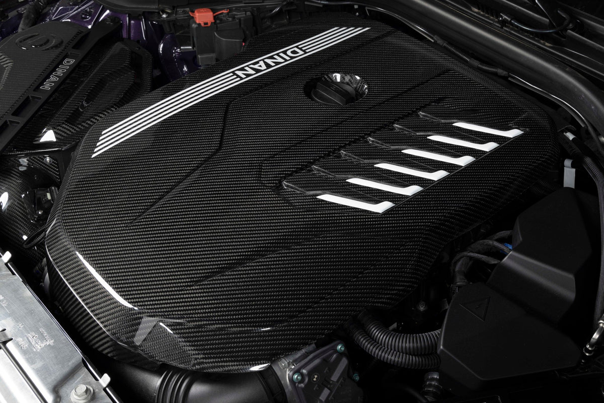 Dinan - Gloss Carbon Fiber Engine Cover - 2020-2026 BMW B58D - D590-0003