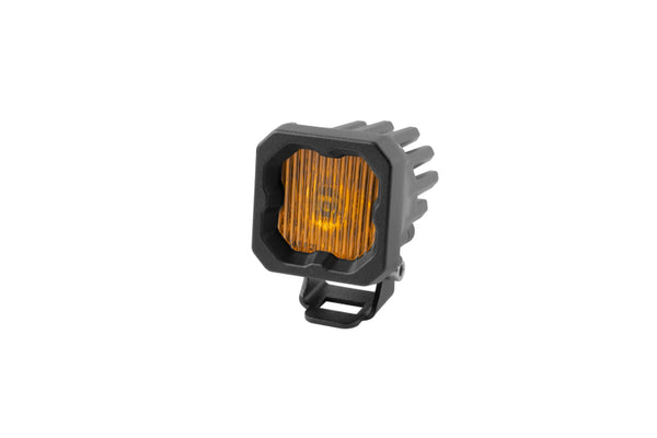 Diode Dynamics Stage Series C1 LED Pod - Yellow SAE Fog Standard ABL Each - DD6848S by Diode Dynamics - front view