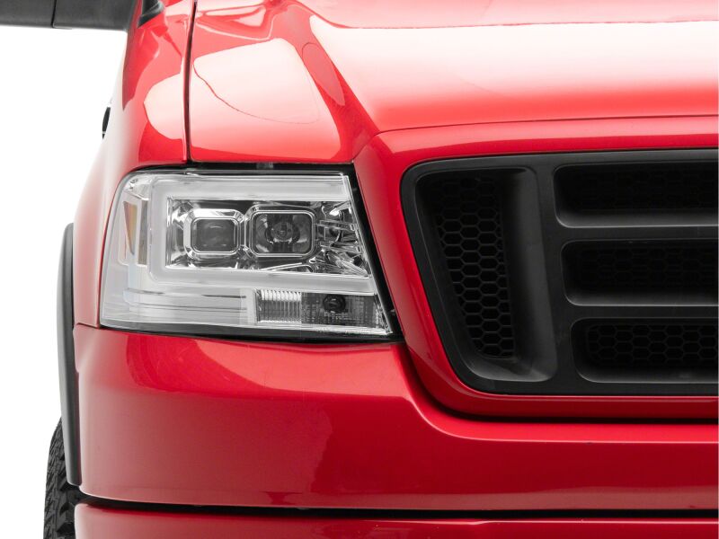 Raxiom 04-08 Ford F-150 Axial Series Projector Headlights- Chrome Housing- Clear Lens - T569353 - additional view 8