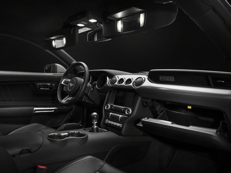 Raxiom 15-23 Ford Mustang Axial Series Stage 1 Interior LED Lighting Kit- Cool White - 390268 - additional view 11