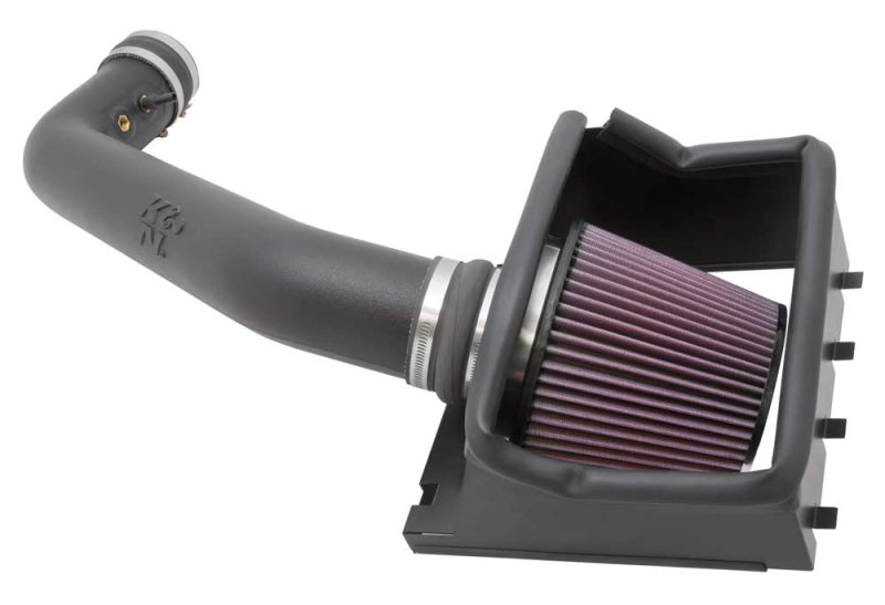 K&N 11-12 Ford F-150 6.2L V8 Performance Intake Kit - 57-2584 for 2011-2012 Ford F 150 - front view
