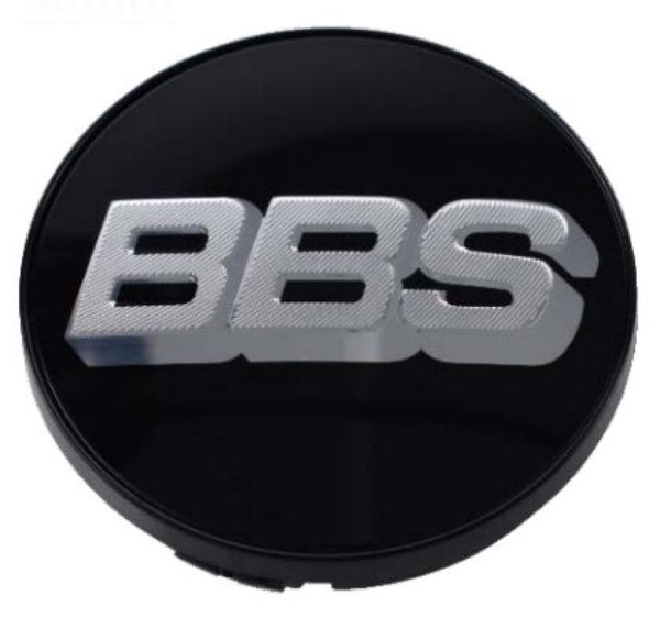 BBS Center Cap 70.6mm Black/Silver (5-tab) - 58.07.1011 by BBS