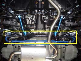 Cusco Sway Bar Rear 20mm GRB GVB GH8 08+ WRX/STi BR9 BM9 - 692 311 B20 for 2008-2021 Subaru WRX STI - front view