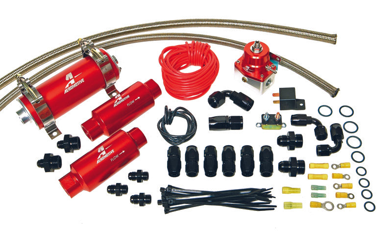 Aeromotive 700 HP EFI Fuel System (Incl. 11106 Pump/13109 regulator/Fittings/O-Rings) - 17136