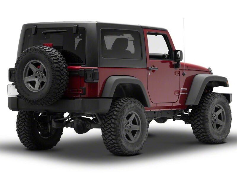 Raxiom 07-18 Jeep Wrangler JK LED Tail Lights- Red Housing- Smoked Lens - J181427 - close-up view 13