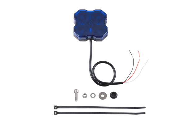 Diode Dynamics Stage Series Single Color LED Rock Light - Blue Hookup (one) - DD7433 by Diode Dynamics - front view