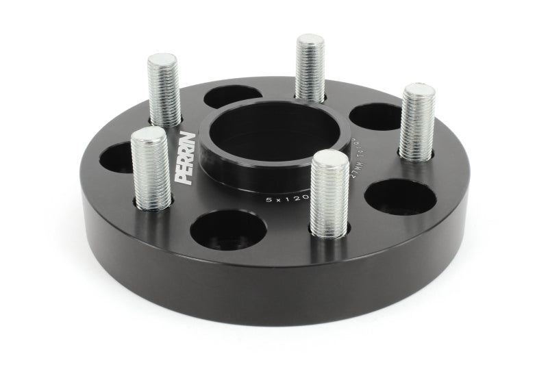 Perrin 17+ Honda Civic Type R 64.1mm Hub 5x120 27mm Wheel Spacers (One Pair) - PHP-WHL-027BK for 2017-2021 Honda Civic Type R
