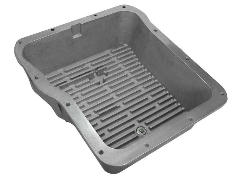 afe Transmission Pan Cover (Raw); GM Diesel Trucks 01-14 V8-6.6L (td) - 46-70070