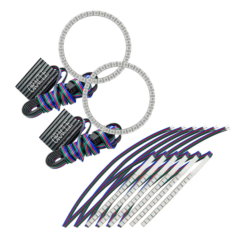 Oracle 15-17 Ford Mustang V6/GT/Shelby DRL  w/ Halo Kit - ColorSHIFT w/o Controller SEE WARRANTY - 2267-334