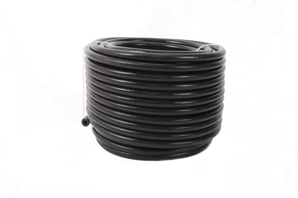 Aeromotive PTFE SS Braided Fuel Hose - Black Jacketed - AN-08 x 8ft - 15325