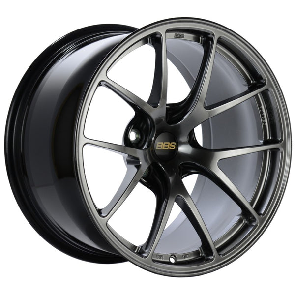 BBS RI-A 18x8.5 5x112 ET45 Diamond Black Wheel -82mm PFS/Clip Required - RIA023DB by BBS
