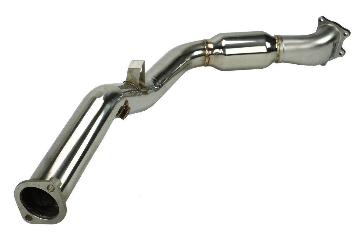 Invidia 05+ MT LGT / 08+ WRX/STi Polished Divorced Waste Gate Downpipe - HS08SW1DPC