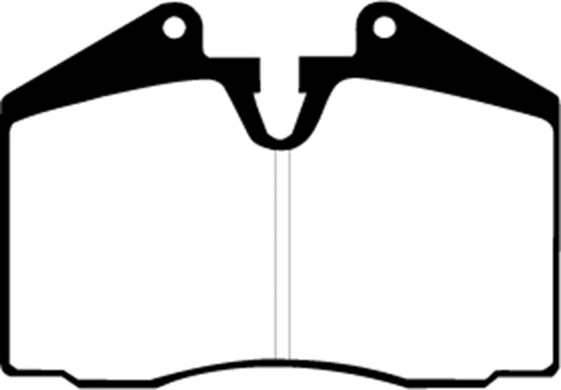 EBC 89-95 Ferrari 348 3.4 Yellowstuff Front and Rear Brake Pads - DP4612R