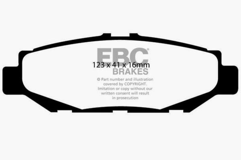 EBC 93-97 Lexus GS300 3.0 Yellowstuff Rear Brake Pads - DP4848R